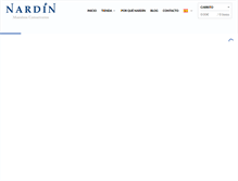 Tablet Screenshot of conservasnardin.com